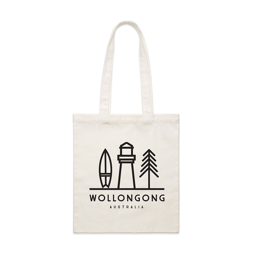 Natural Wollongong Tote Bag